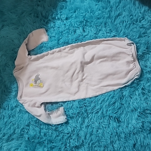 Carters NB-0-3 mitten gender neutral night gown sleep sack - Picture 1 of 6